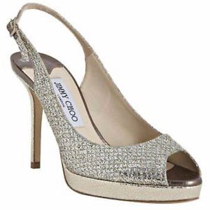 Jimmy Choo Nova Glitter Platform size 37